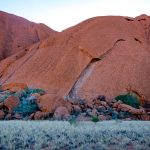 Natural textures of Uluru